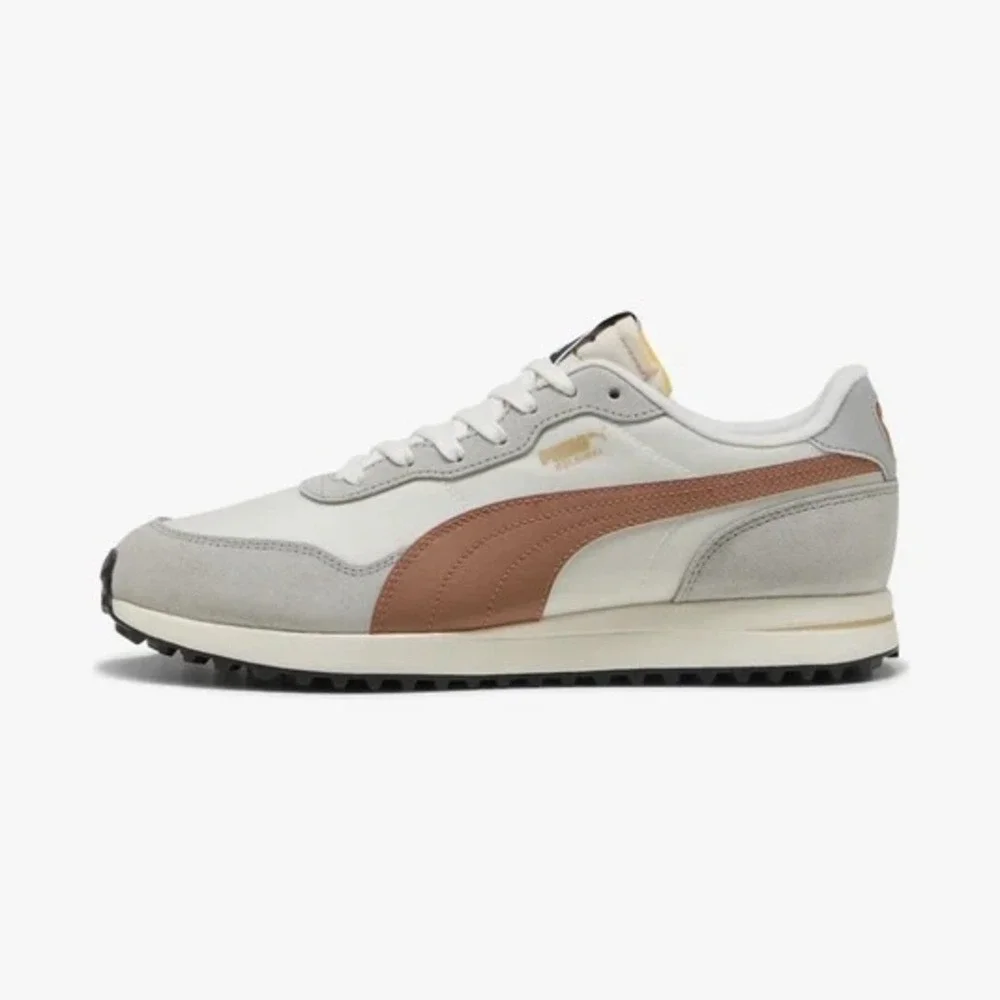 Mens Size 13- Puma Helsinki G Spikeless Golf Shoes  Vapor Gray-Browm Mushroom